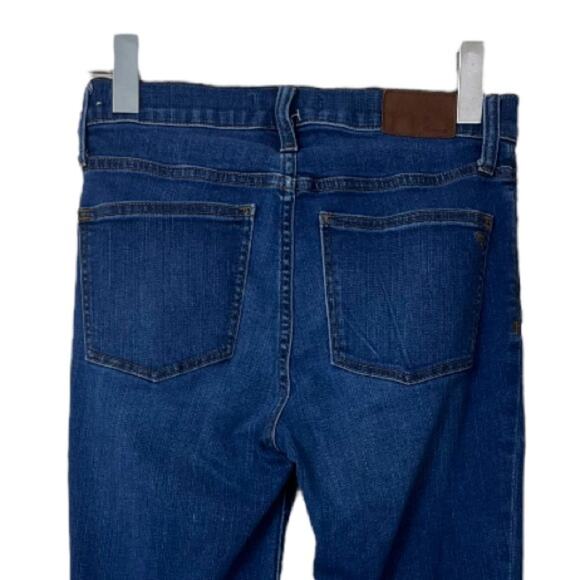 Madewell Women's Jeans 9” Mid Rise Skinny Ankle Medium Blue Wash Size 26 - Picture 4 of 6